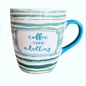 Coffee Then Adulting Large Coffee Mug 20 oz